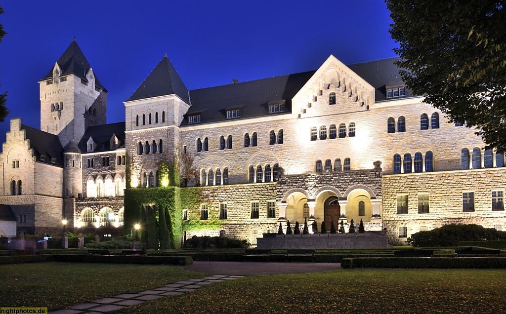 Poznan Kaiserliches Residenzschloss erbaut 1905-1910 v Architekt Franz Schwechten. Zamek Cesarski w Poznaniu