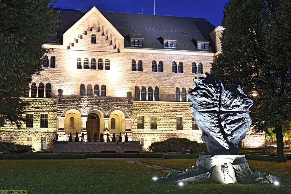 Poznan Kaiserliches Residenzschloss erbaut 1905-1910 v Architekt Franz Schwechten. Zamek Cesarski w Poznaniu