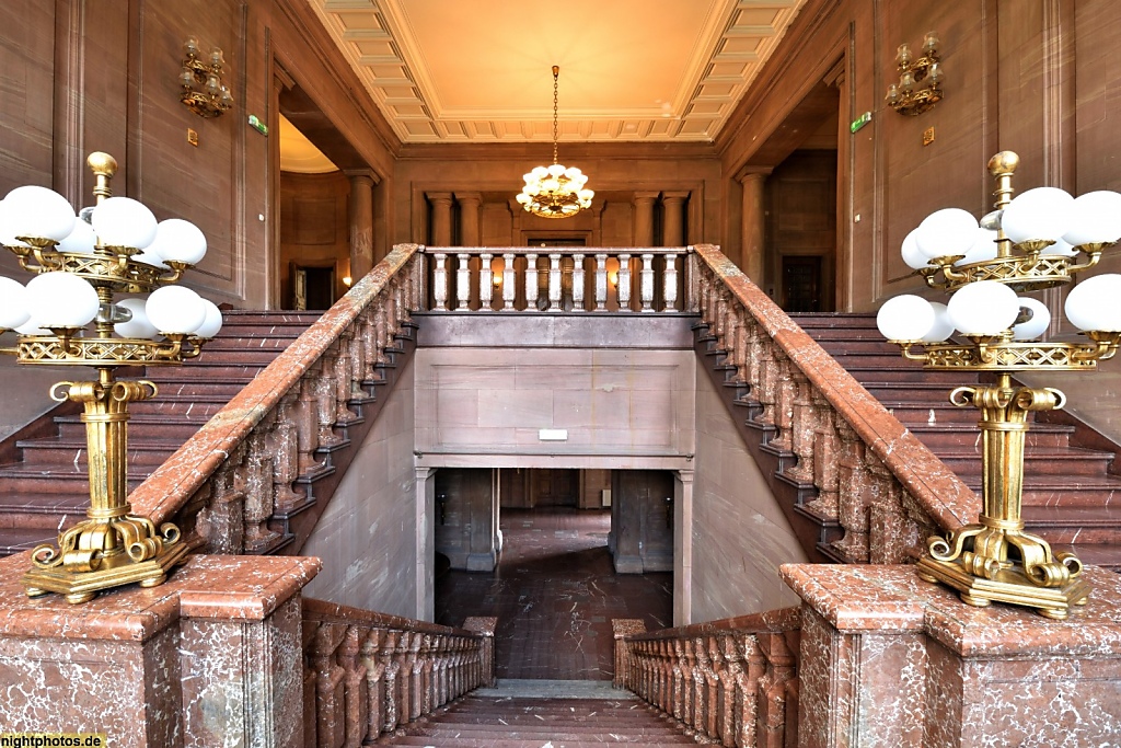 Poznan Kaiserliches Residenzschloss erbaut 1905-1910 von Architekt Franz Schwechten. Zamek Cesarski w Poznaniu. Innenaufnahme