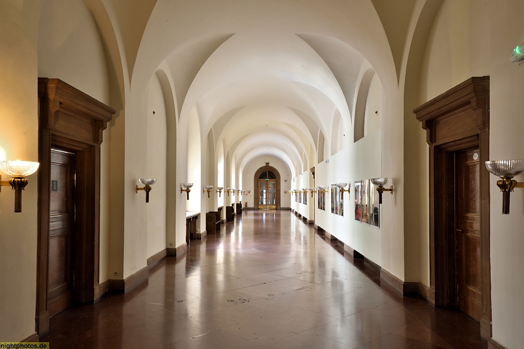 Poznan Kaiserliches Residenzschloss erbaut 1905-1910 von Architekt Franz Schwechten. Zamek Cesarski w Poznaniu. Innenaufnahme