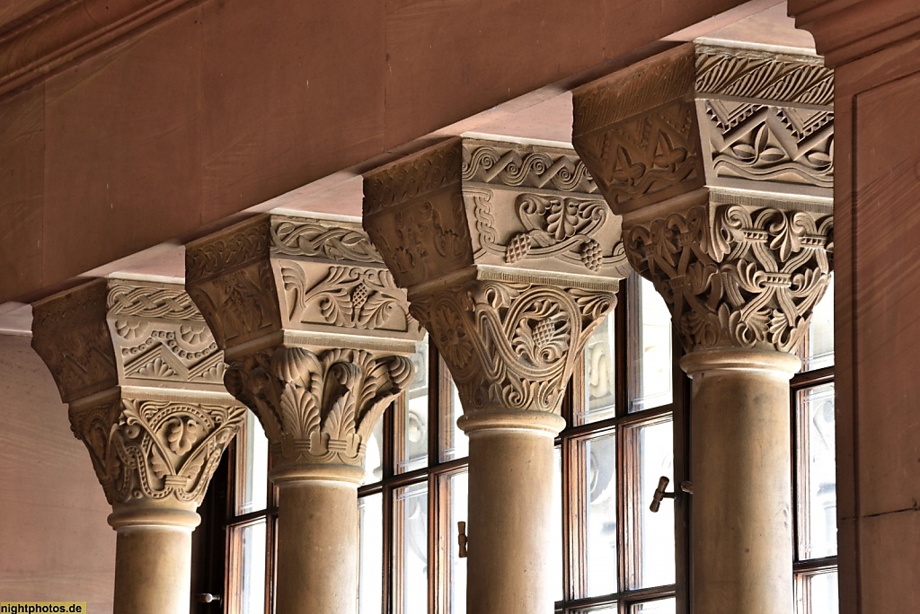 Poznan Kaiserliches Residenzschloss erbaut 1905-1910 von Architekt Franz Schwechten. Zamek Cesarski w Poznaniu. Innenaufnahme
