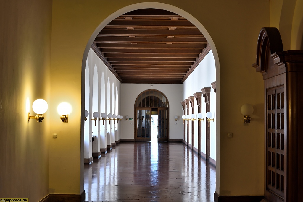 Poznan Kaiserliches Residenzschloss erbaut 1905-1910 von Architekt Franz Schwechten. Zamek Cesarski w Poznaniu. Innenaufnahme