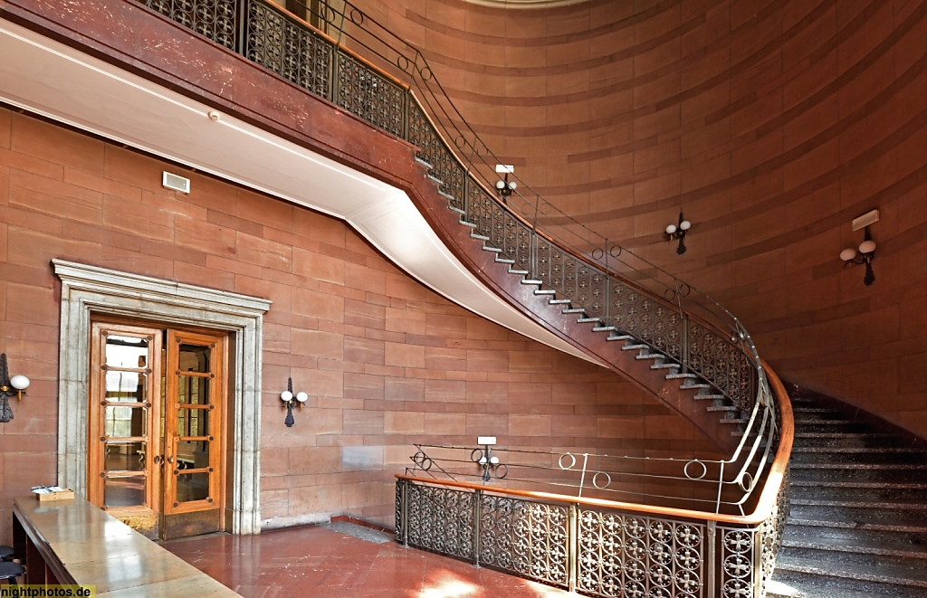 Poznan Kaiserliches Residenzschloss erbaut 1905-1910 von Architekt Franz Schwechten. Zamek Cesarski w Poznaniu. Innenaufnahme