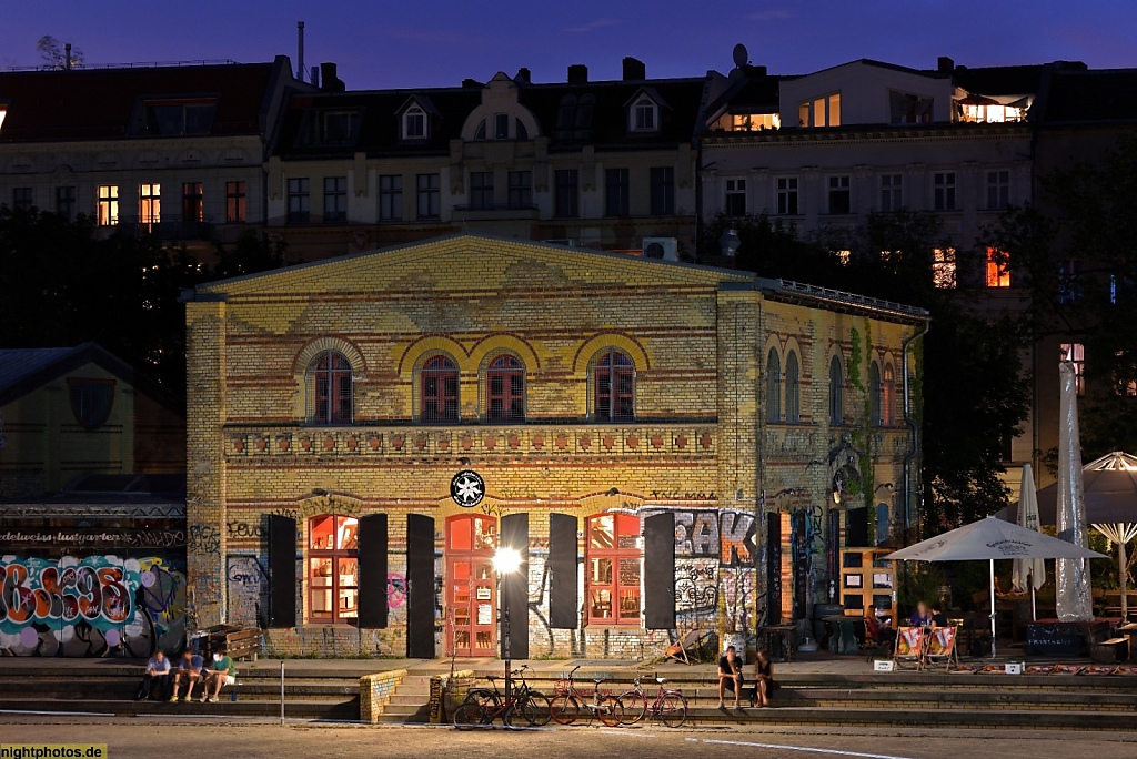 Berlin Kreuzberg Görlitzer Park Café Edelweiss ehemaliges Wirtschaftsgebäude des Görlitzer Bahnhof