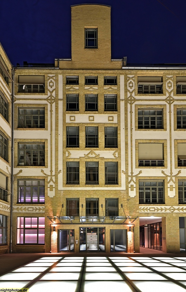 Berlin Friedrichshain Warschauer Platz Gewerbehof erbaut ab 1906 von Theodor Kampffmeyer und Hermann Dernburg