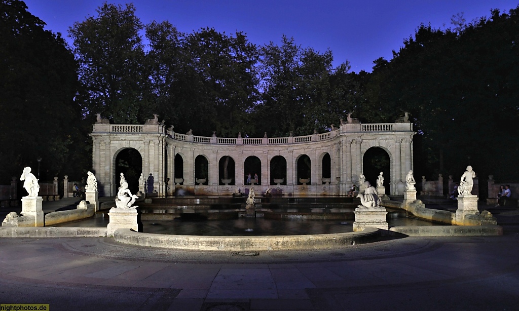 Berlin Friedrichshain Volkspark Märchenbrunnen. Entwurf von Stadtbaurat Ludwig Hoffmann. Eröffnet 1913