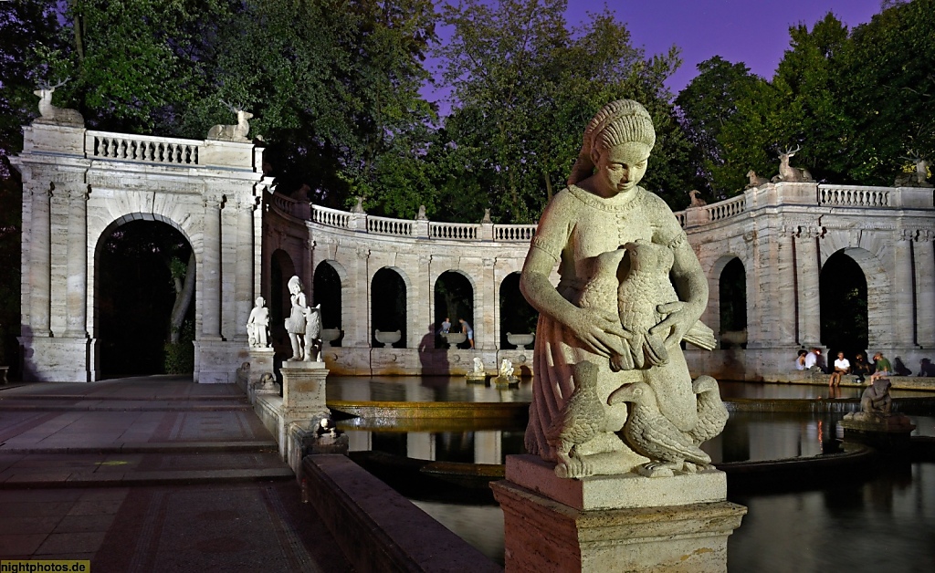 Berlin Friedrichshain Volkspark Märchenbrunnen. Entwurf von Stadtbaurat Ludwig Hoffmann. Eröffnet 1913