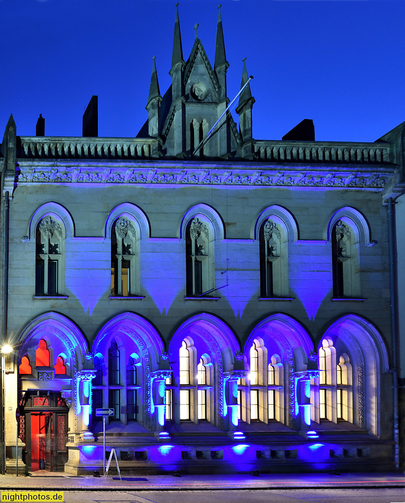 Lübeck Institut für Medizingeschichte und Wissenschaftsforschung. Ehemalige Reichsbankfiliale. Erbaut im 19 Jahrhundert von Architekt Max Hasak