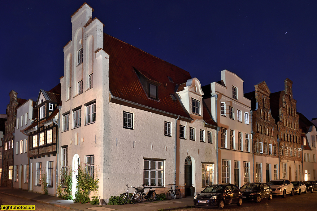 Lübeck Giebelhaus in der Hundestrasse 71 Ecke Tünkenhagen