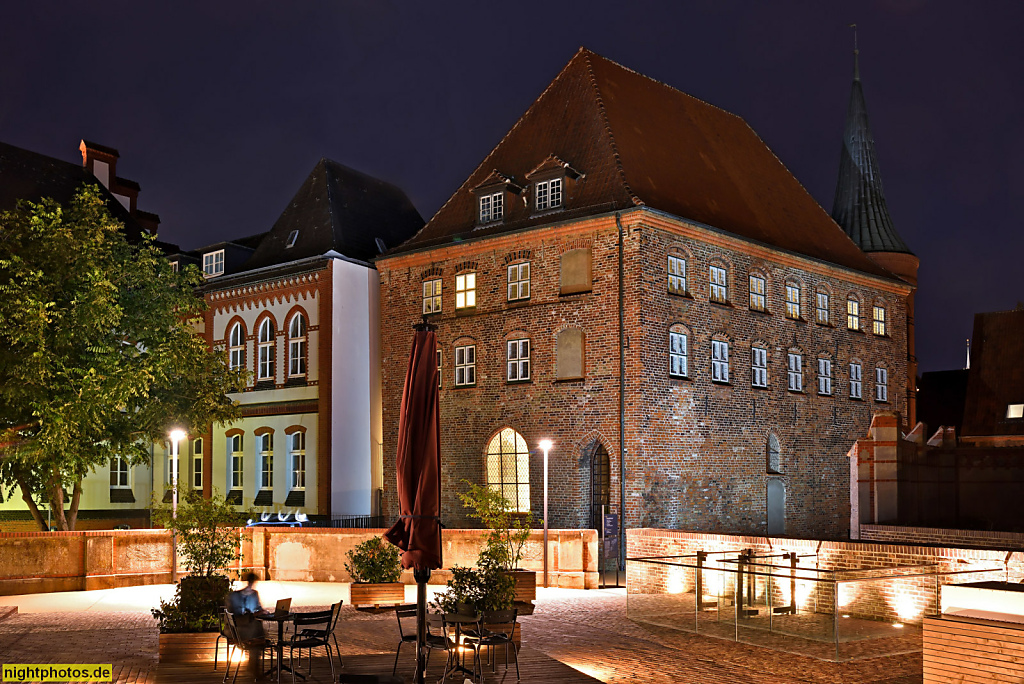 Lübeck Maria-Magdalenen-Kloster. Burgkloster des Dominikanerorden 1227-1531. Zuvor erbaut als Burg 1147 von Graf Adolf II von Schauenburg