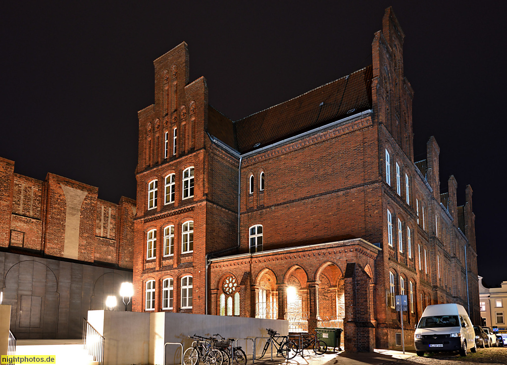 Lübeck Maria-Magdalenen-Kloster. Burgkloster des Dominikanerorden 1227-1531. Heute Ernestinenschule