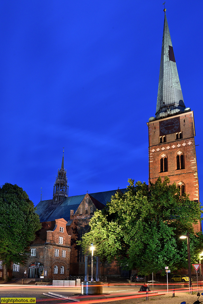 Lübeck St Jakobi Kirche erbaut 1300-1334 als Kirche der Seefahrer und Fischer