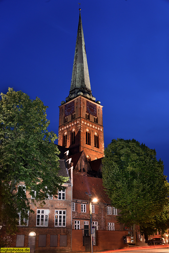 Lübeck St Jakobi Kirche erbaut 1300-1334 als Kirche der Seefahrer und Fischer