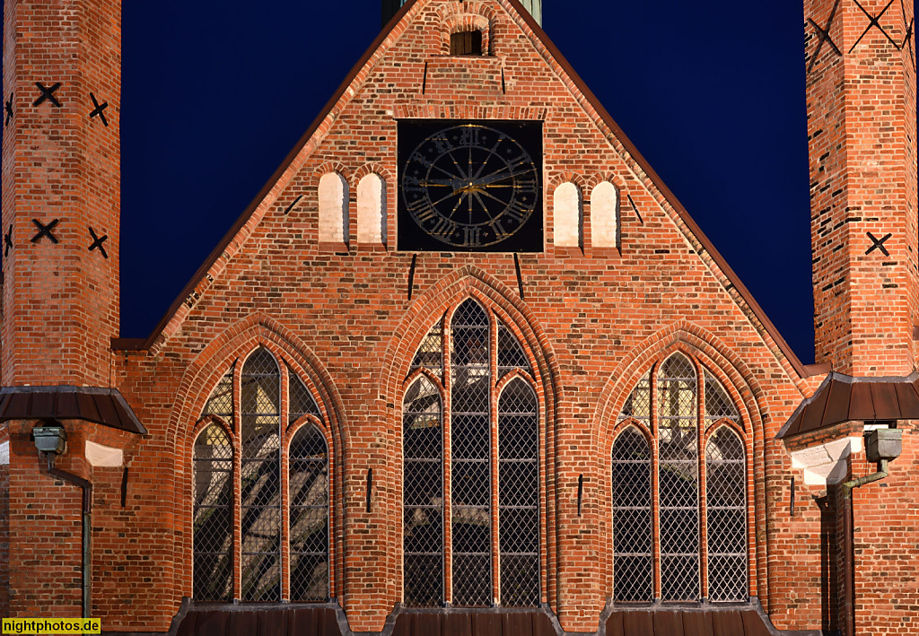 Lübeck Koberg Heiligen-Geist-Hospital erbaut 1286 als Sozialeinrichtung mit Kirche und Altenheim