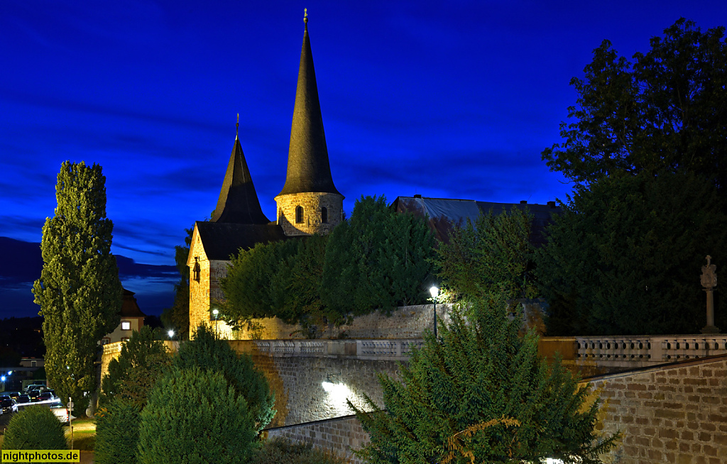 ulda Michaelskirche erbaut 818-822 romanisch Bauherr Abt Eigil