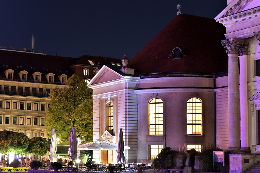 Berlin Mitte Französische Friedrichstadtkirche erbaut 1701-1705 von Jean Louis Cayart und Abraham Quesnay für die Hugenottengemeinde