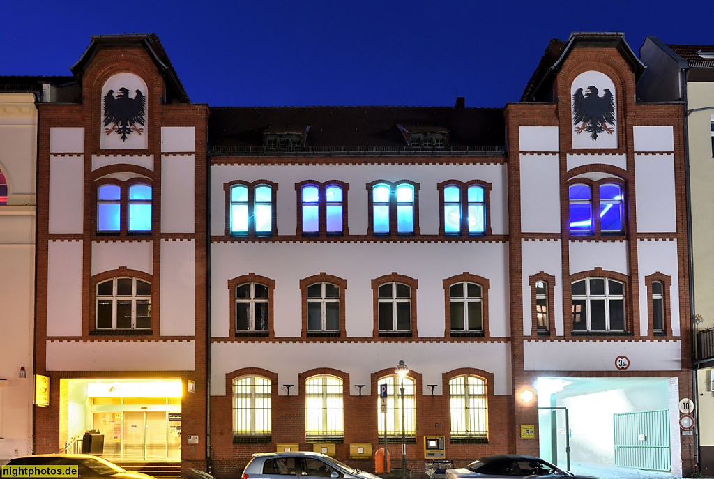 Berlin Tegel Postamt erbaut 1899-1901 von Hermann Valtink. Aufstockung 1913-1914 von Karl Buddeberg. Erweiterung 1921-1923 von Edmund Beisel