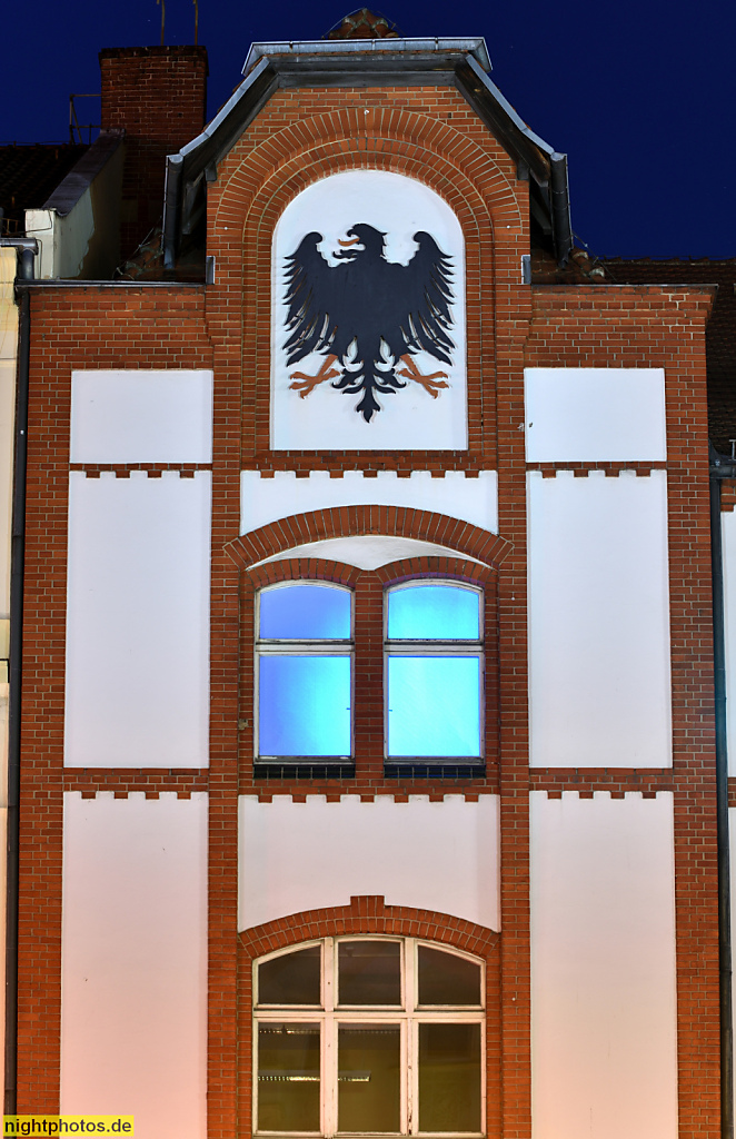 Berlin Tegel Postamt erbaut 1899-1901 von Hermann Valtink. Aufstockung 1913-1914 von Karl Buddeberg. Erweiterung 1921-1923 von Edmund Beisel