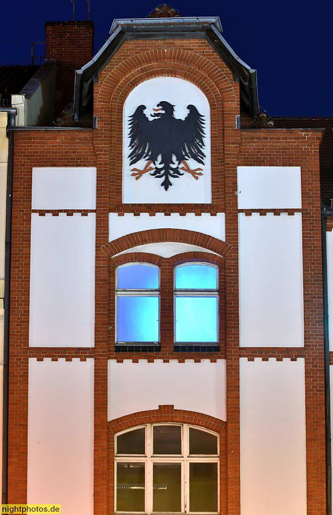 Berlin Tegel Postamt erbaut 1899-1901 von Hermann Valtink. Aufstockung 1913-1914 von Karl Buddeberg. Erweiterung 1921-1923 von Edmund Beisel
