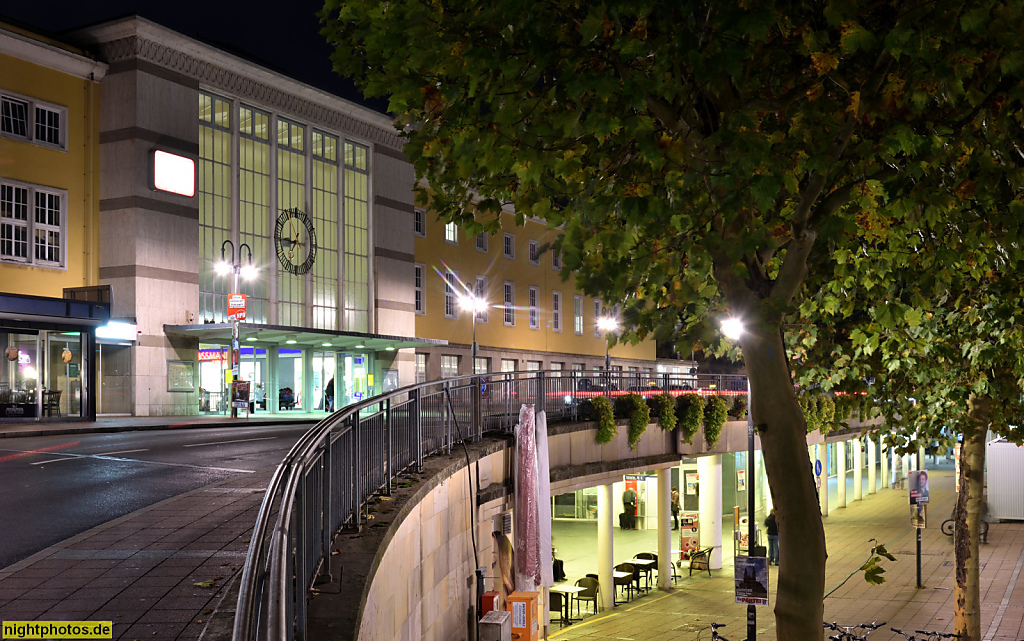 Fulda Hauptbahnhof Empfangsgebäude Erstbau 1875 Wiederaufbau 1946-1954