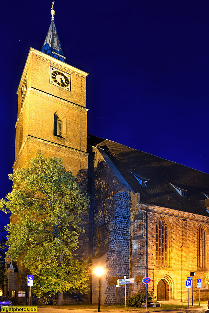 Bernau Stadtpfarrkirche St Marien. Erbaut 1240 als romanische Basilika. Umbau spätgotische Hallenkirche 1400-1519