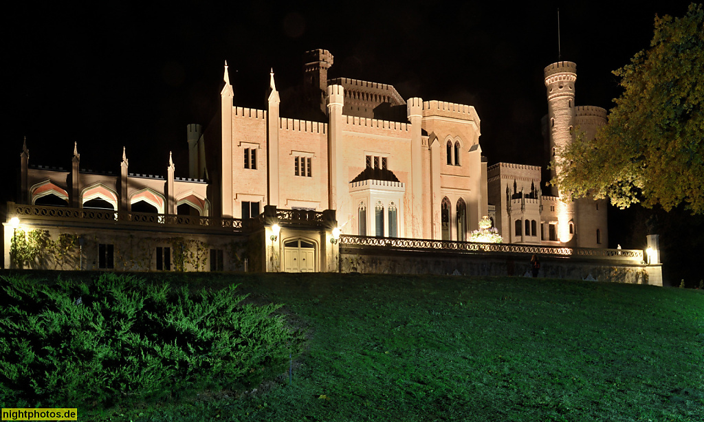 Babelsberg Schloss erbaut 1849 von Karl Friedrich Schinkel, Ludwig Persius und Johann Heinrich Strack