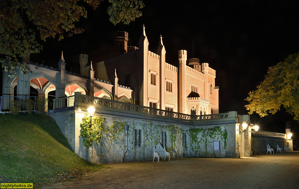 Babelsberg Schloss erbaut 1849 von Karl Friedrich Schinkel, Ludwig Persius und Johann Heinrich Strack