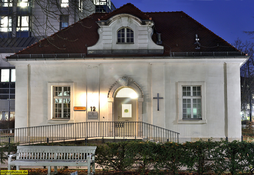 Berlin Wedding Rudolf-Virchow-Krankenhaus erbaut 1899-1906 von Ludwig Hoffmann. Kapelle