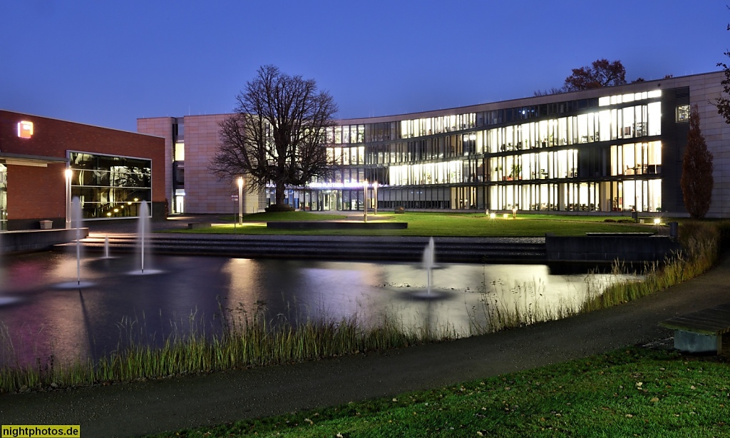 Potsdam Babelsberg Griebnitzsee Hasso-Plattner-Institut Hauptgebäude erbaut 2010 von Architekturbüro Braun und Voigt