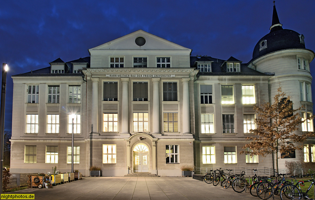 Berlin Dahlem Hahn-Meitner-Institut der Freien Universität erbaut 1911-1912 von Ernst von Ihne und Max Guth als Kaiser-Wilhelm-Institut für Chemie
