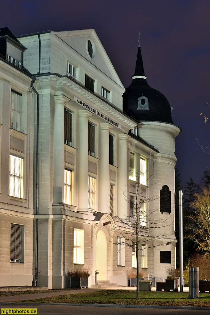 Berlin Dahlem Hahn-Meitner-Institut der Freien Universität erbaut 1911-1912 von Ernst von Ihne und Max Guth als Kaiser-Wilhelm-Institut für Chemie