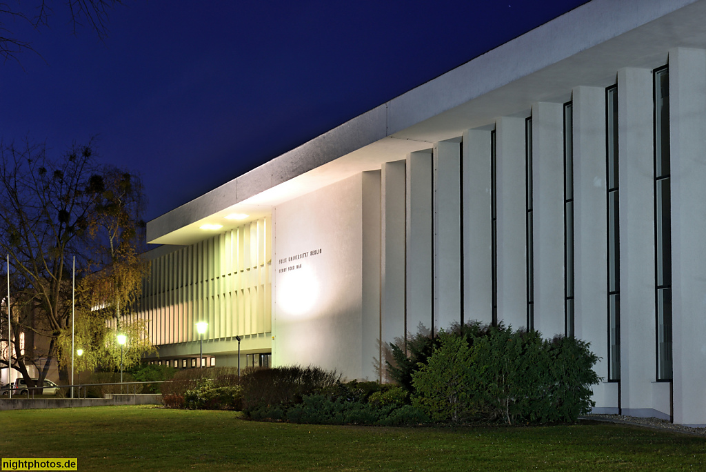 Berlin Dahlem Freie Universität Henry-Ford-Bau erbaut 1952-1954 von Sobotka und Müller