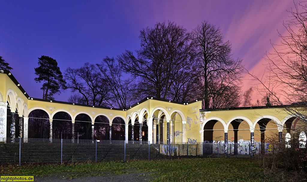 Berlin Charlottenburg Westend Ruhwaldpark Säulenhalle erbaut 1873-1880 von Franz Piater
