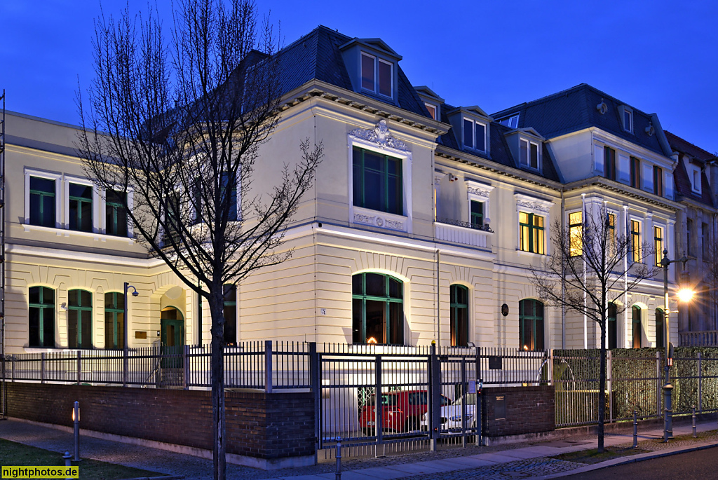 Berlin Tiergarten Estnische Botschaft seit 1920. Erbaut 1895 von Architekten Reimarus & Hetzel