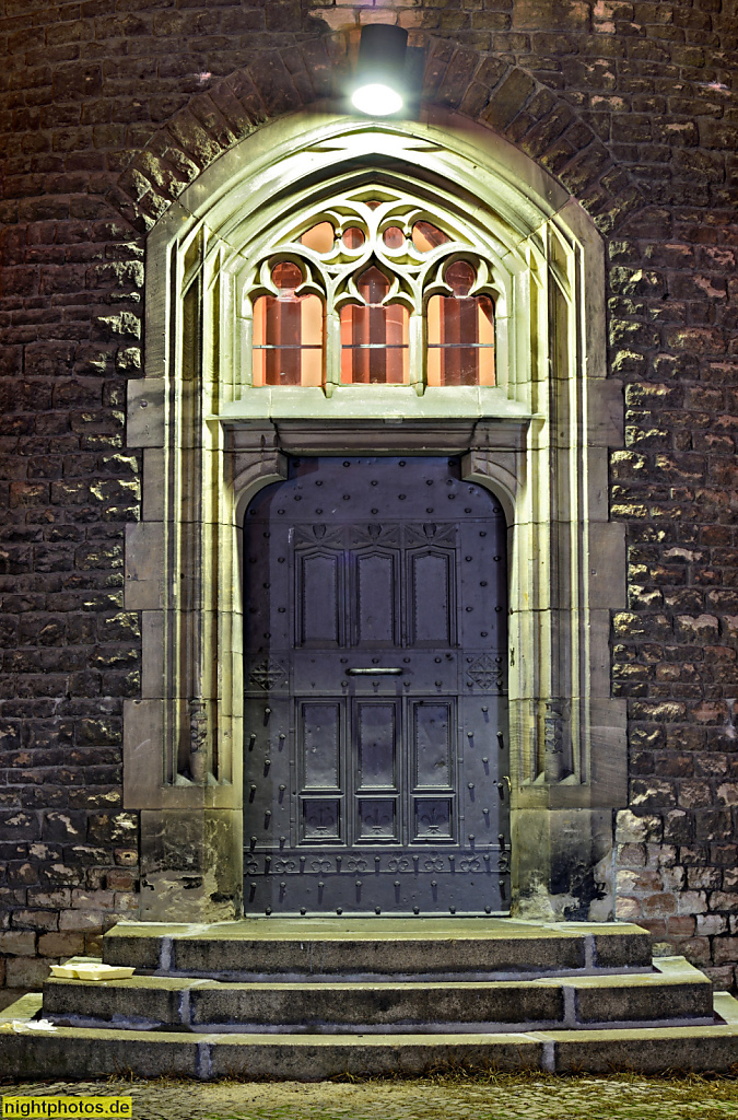 Berlin Mitte Gesundbrunnen Amtsgericht Wedding erbaut 1901-1906 von Rudolf Mönnich und Paul Thoemer im Stil der Neogotik