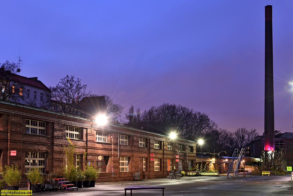 Berlin Mitte Gesundbrunnen Uferstudios fuer zeitgenoessischen Tanz erbaut 1928 von Jean Krämer als Strassenbahnbetriebshof. Ehemalige Personal- und Lagerräume