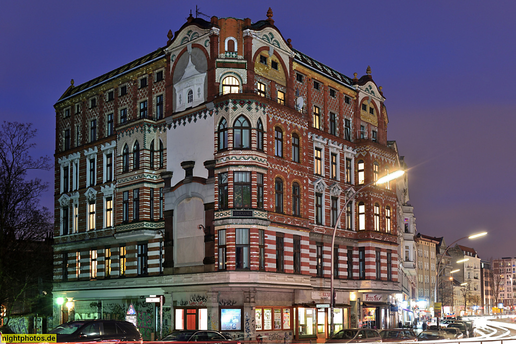 Berlin Mitte Gesundbrunnen Luisenhaus erbaut 1892-1893 von Carl Galuschki an der Badstrasse 38