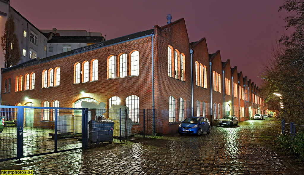 Berlin Mitte Gesundbrunnen Bildhauerwerkstatt des BBK in den Pankehallen erbaut 1897-1898 von Th Siems für Arnheimsche Tresorfabrik