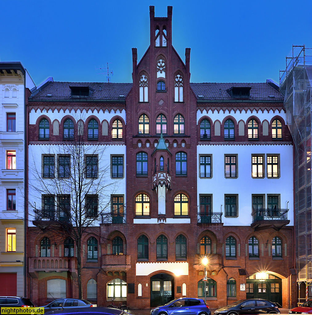 Berlin Mitte Gesundbrunnen St Afra Stift mit Institut St Philipp Neri erbaut 1897-1898 von Carl Moritz und Welz als Niederlassung der Grauen Schwestern von der Heiligen Elisabeth