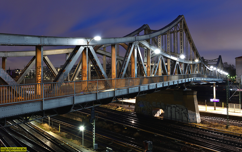 Berlin Mitte Gesundbrunnen Swinemünder Brücke erbaut 1902-1905 von Architekt Bruno Möhring und Ingenieur Friedrich Krause