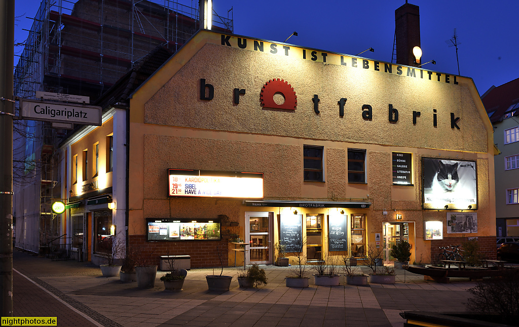 Berlin Weissensee Brotfabrik Kunst- und Kulturzentrum. Erbaut 1914 als Brotfabrik Michael Kohler