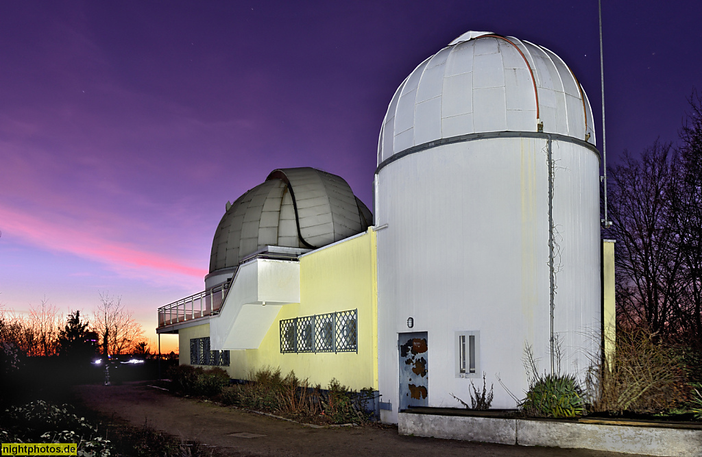 Berlin Schöneberg Wilhelm-Foerster-Sternwarte auf dem Insulaner erbaut 1961-1963