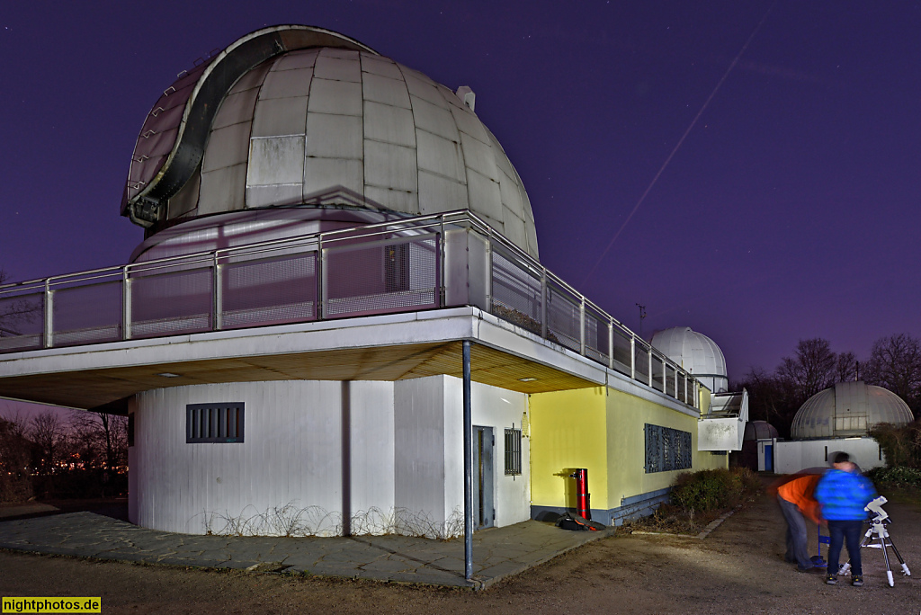 Berlin Schöneberg Wilhelm-Foerster-Sternwarte auf dem Insulaner erbaut 1961-1963