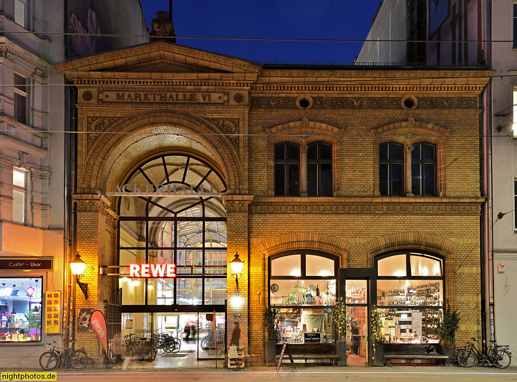 Berlin Mitte Markthalle VI erbaut 1886-1888 von Hermann Blankenstein in der Ackerstrasse