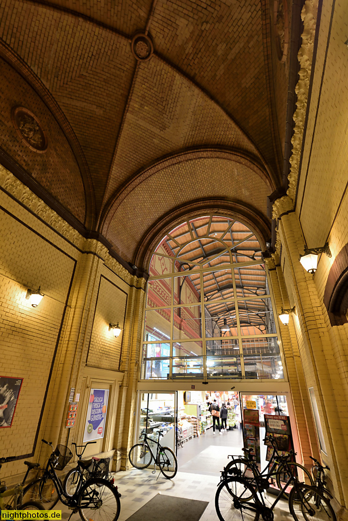 Berlin Mitte Markthalle VI erbaut 1886-1888 von Hermann Blankenstein in der Ackerstrasse