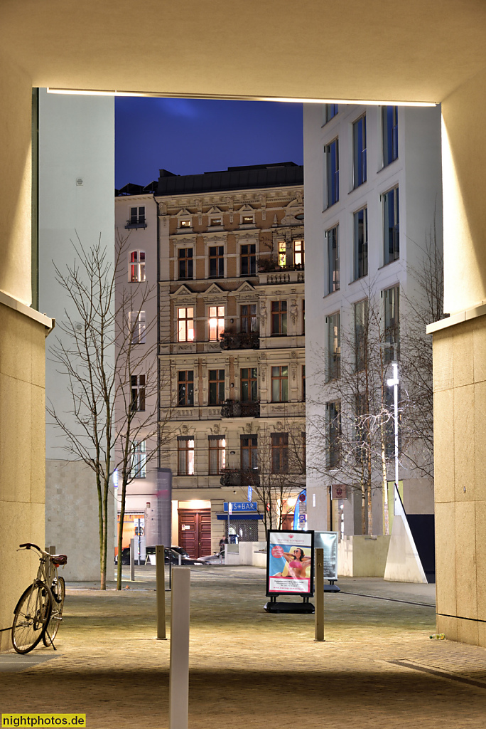 Berlin Prenzlauer Berg Puhlmannhof erbaut 2016 von Architekt Armand Grüntuch in der Kastanienallee