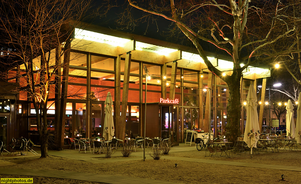 Berlin Wilmersdorf Parkcafé mit Biergarten im Preussenpark seit 2001 am Fehrbelliner Platz