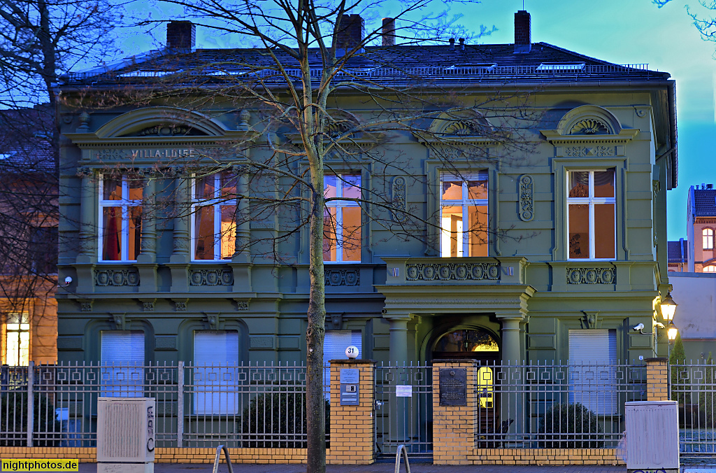 Berlin Treptow Belorussische Botschaft erbaut 1888 von Paul Hoefchen als Villa Luise für Wilhelm Köppen