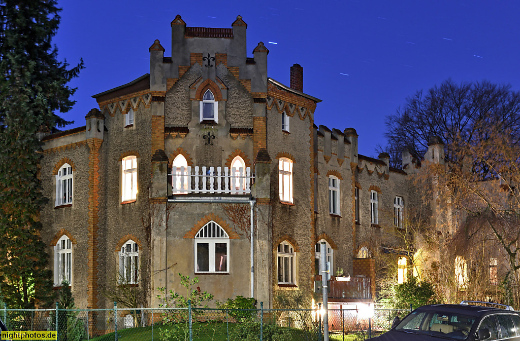 Berlin Lichterfelde Doppelwohnhaus in der Marthastrasse 4a erbaut 1895-1896 von Architekt Gustav Lilienthal