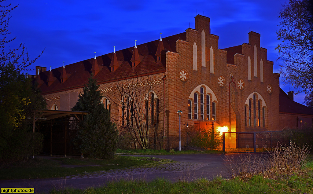 Berlin Lichtenberg Zwischenpumpwerk für Trinkwasser erbaut 1889-1893 von Ingenieur Henry Gill und Architekt Richard Schultze für den Magistrat von Berlin